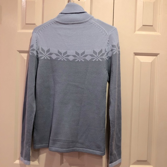 Columbia Snowflake Lotsa Loft Turtleneck Sweater Size M - Picture 6 of 7